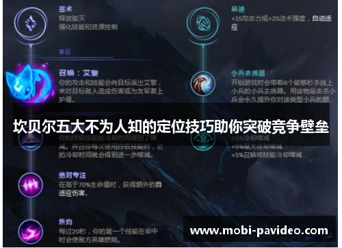 坎贝尔五大不为人知的定位技巧助你突破竞争壁垒